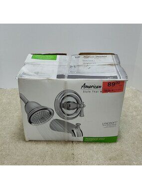 American Standard Lyncroft Tub & Shower Faucet Set Chrome Finish 7049502.002 NIB